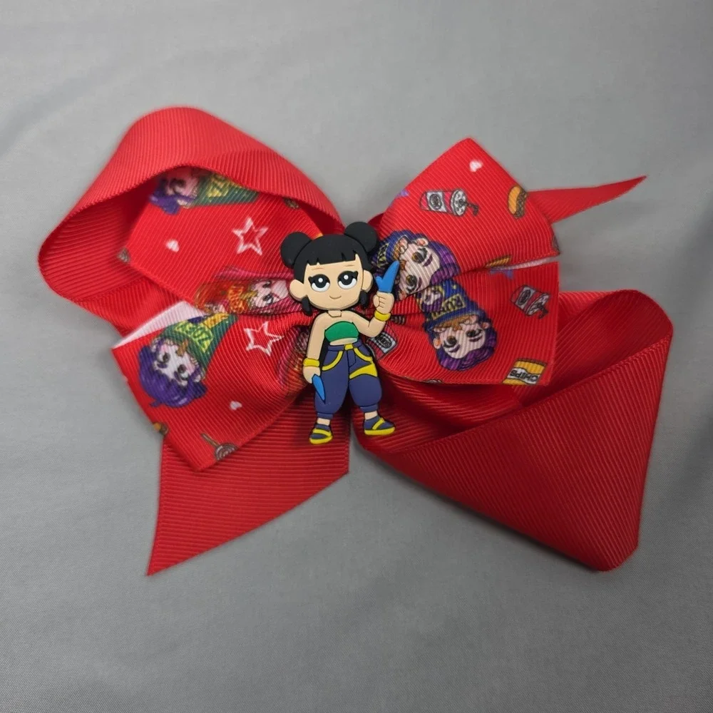 Kpop Demon Hunters Huntrix Inspired Hair Ribbon Bow NEW